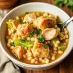 Капустняк с курицей и пшеном — тёплый суп, который согреет и накормит всех