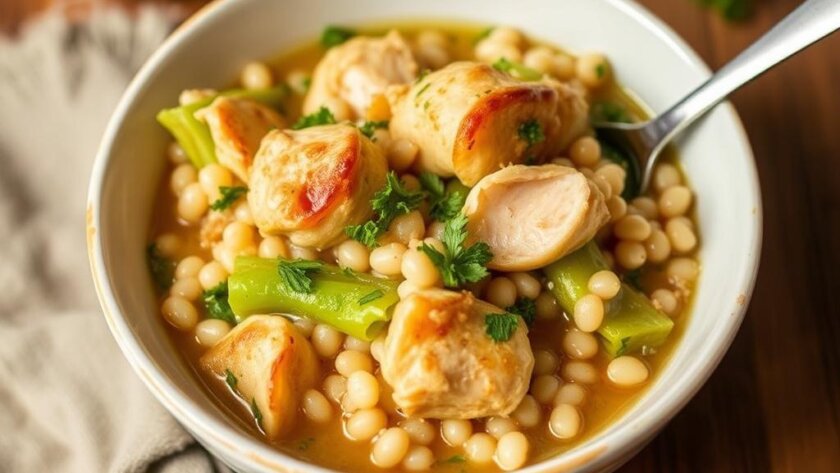 Капустняк с курицей и пшеном — тёплый суп, который согреет и накормит всех