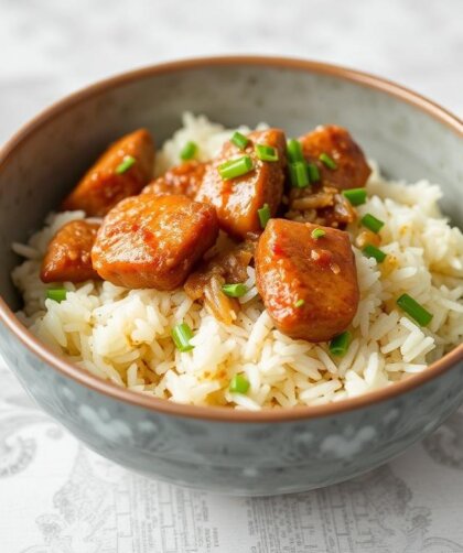 Черемша в главной роли: как приготовить рис с мясом и дикой зеленью весной