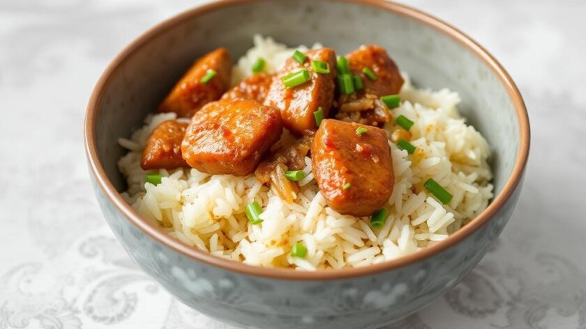 Черемша в главной роли: как приготовить рис с мясом и дикой зеленью весной